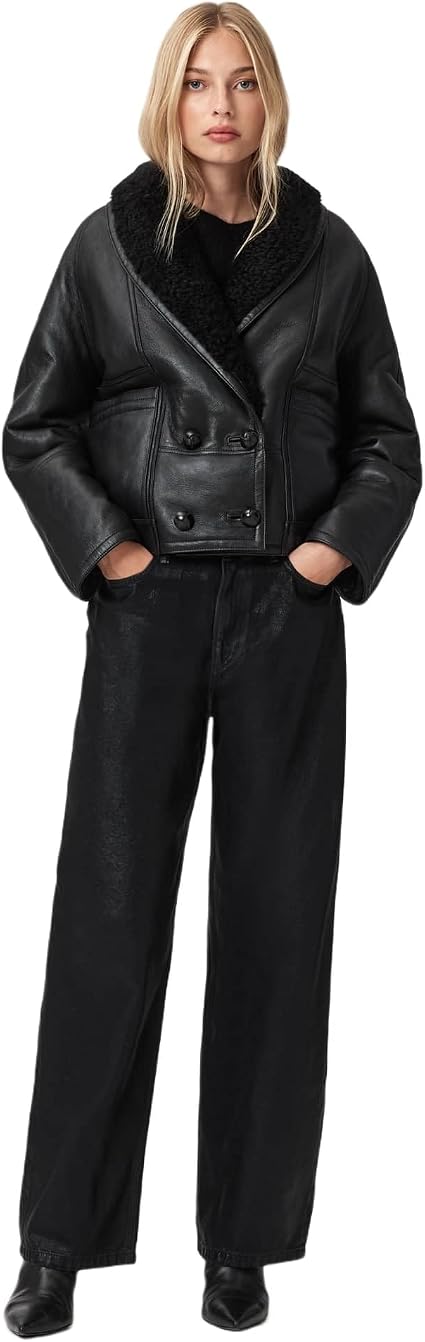 AllSaints Women's Charlton Shearling