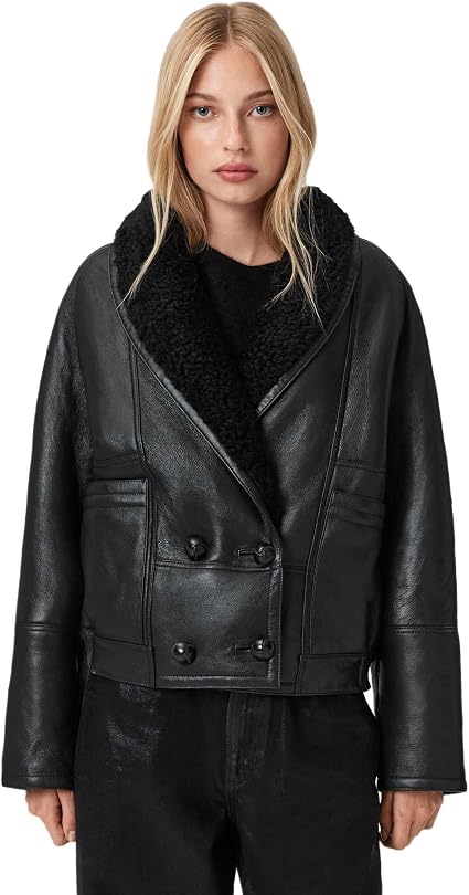AllSaints Women's Charlton Shearling