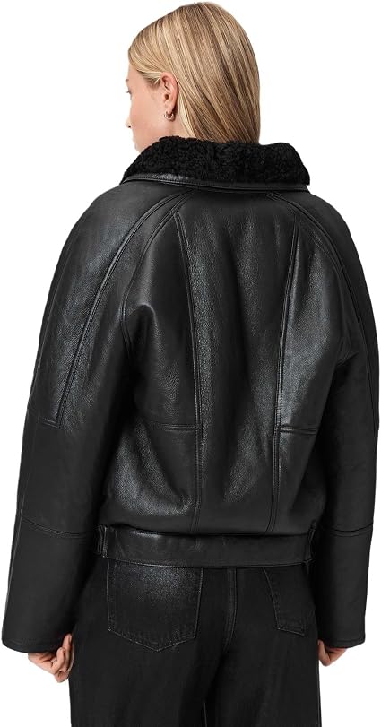 AllSaints Women's Charlton Shearling