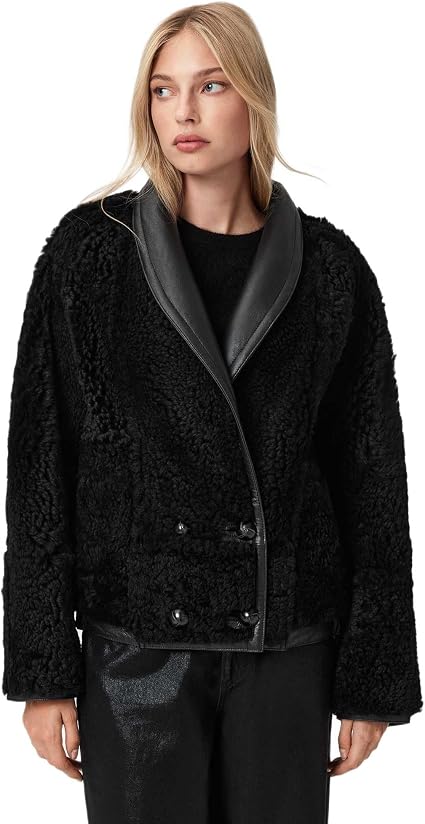 AllSaints Women's Charlton Shearling